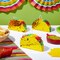 3 Pack Mini Mexico Taco Pinatas for Cinco de Mayo Party, Fiestas Mexican Celebrate Party Decoration, 6 x 2 x 3.5 inches